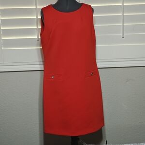 Tommy Hilfiger Vibrant Red Mini Dress